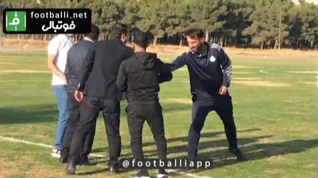 اختصاصی/ خوش و بش مهدى قايدى با حنيف عمران زاده