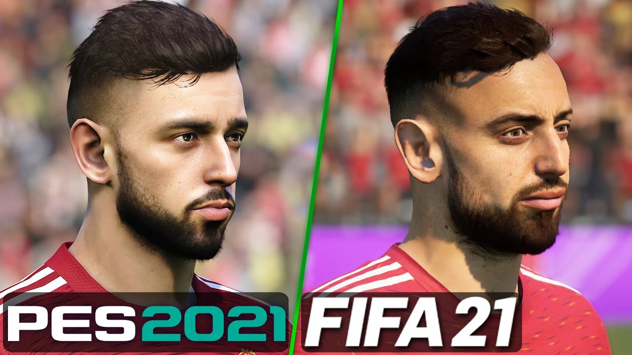 چهره بازیکنان منچستریونایتد در PES 2021 و  FIFA 2021