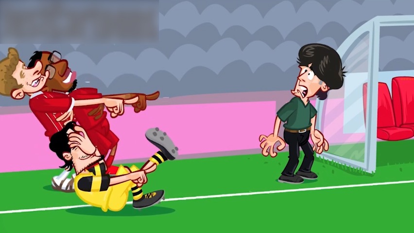 انیمیشن طنز بازی اسپانیا 6-0 آلمان