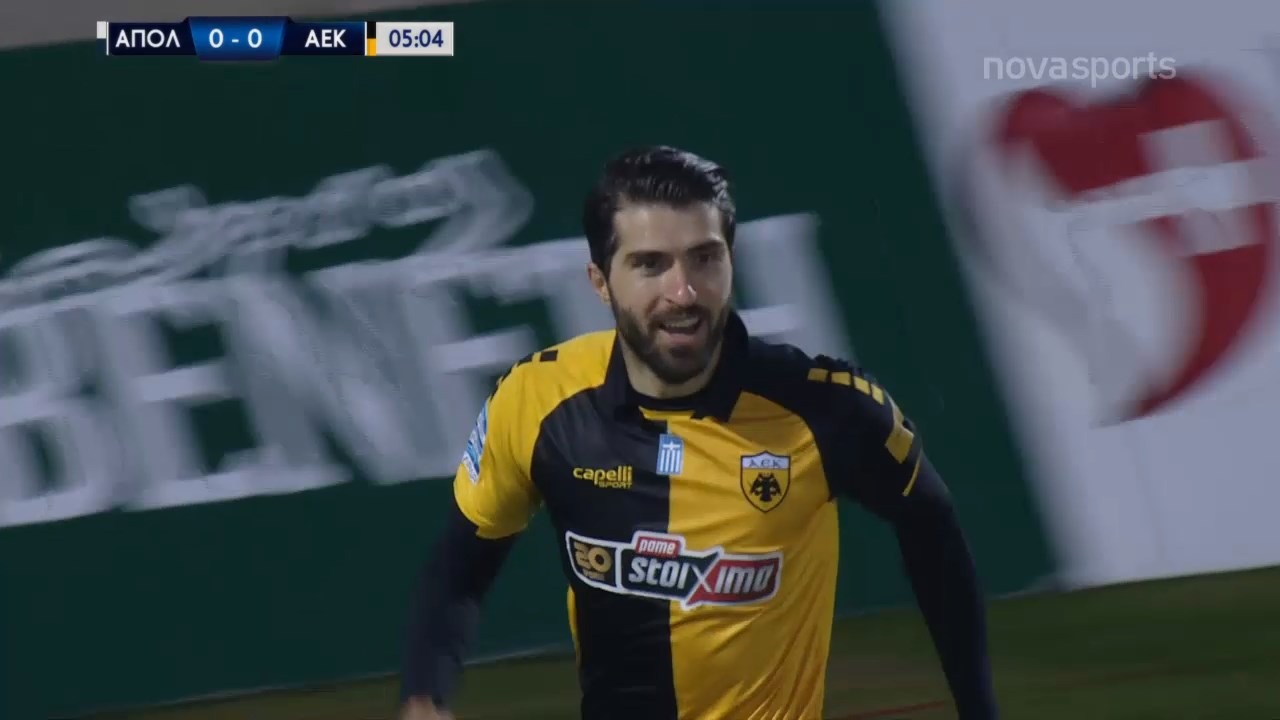 گل اول آ ا ک آتن به آپولون توسط کریم انصاری فرد