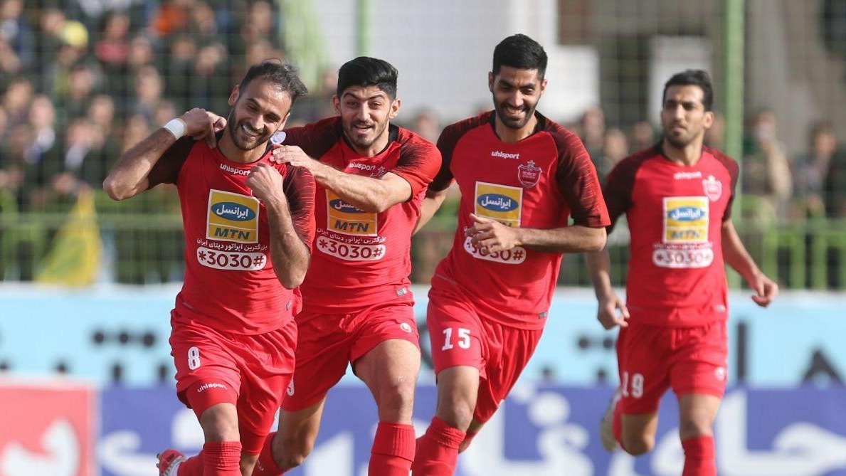 گل اول پرسپولیس به صنعت نفت آبادان (نوراللهی)