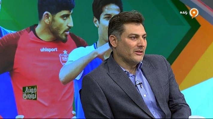انتقاد هادی طباطبایی از آیتم برنامه نوروز فوتبالی و صحبت های داور برنامه عصر جدید