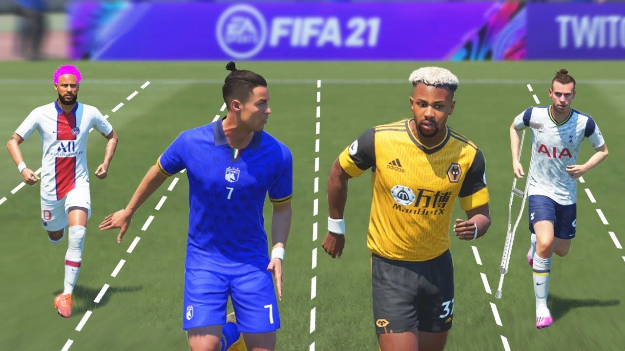 تست سرعت بازیکنان در بازی FIFA 2021