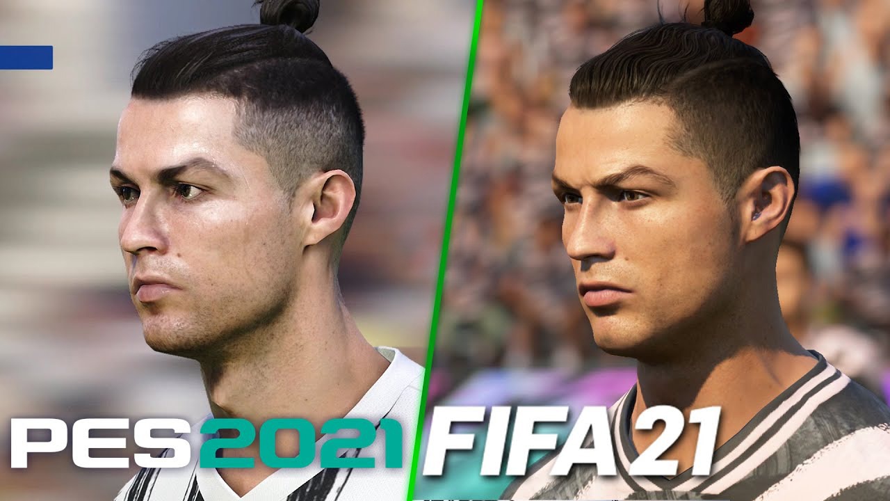 چهره بازیکنان یوونتوس در PES 2021 و  FIFA 2021