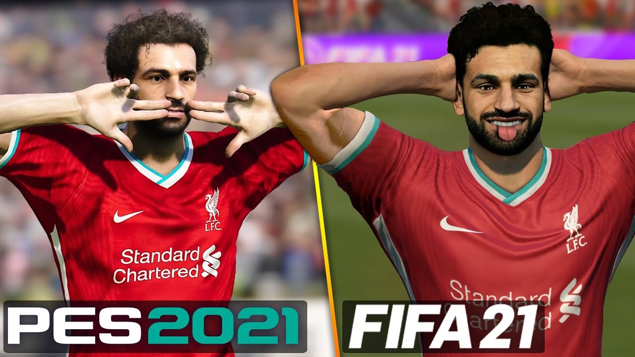 مقایسه شادی گل در PES 2021 و FIFA 2021