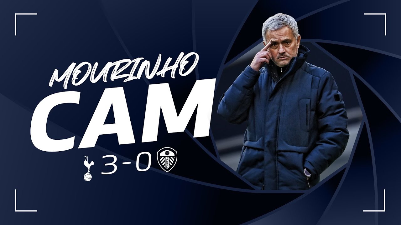ری اکشن های مورینیو در بازی تاتنهام 3-0 لیدز