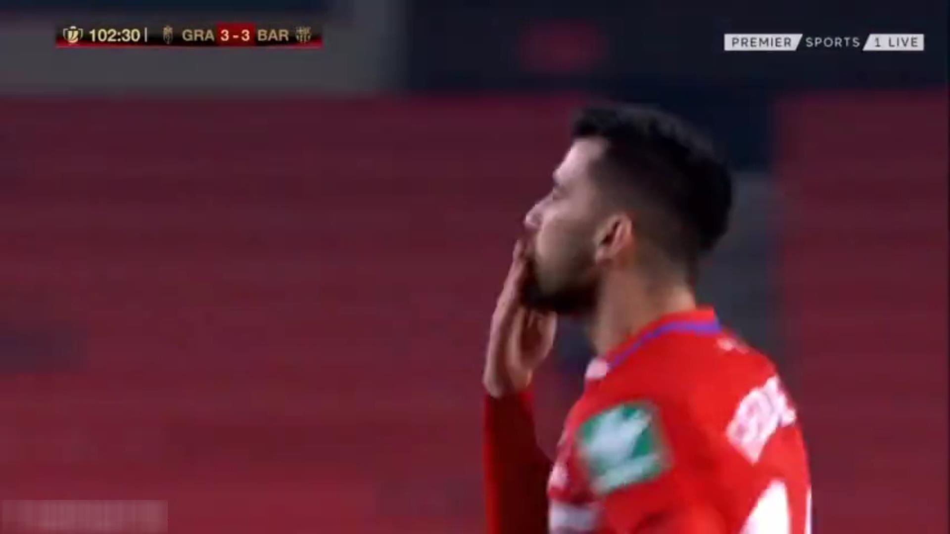 گل سوم گرانادا به بارسلونا (ویکو)