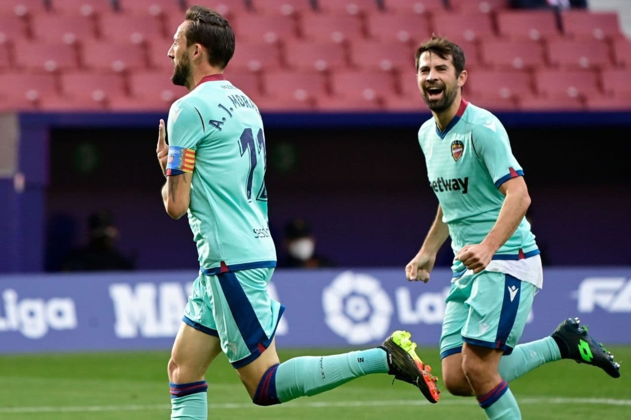 اتلتیکو مادرید 0-2 لوانته؛ گربه سیاه سیمئونه هم سر رسید!