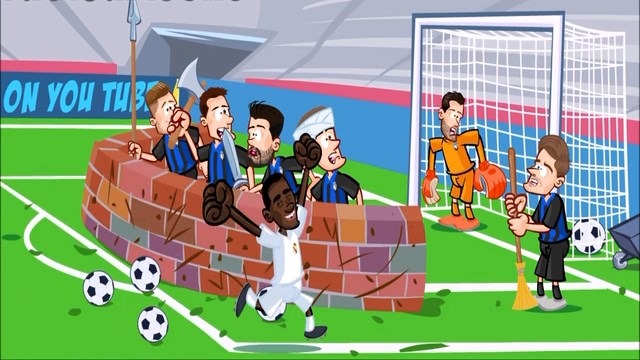 انیمیشن طنز بازی آتالانتا 0-1 رئال مادرید