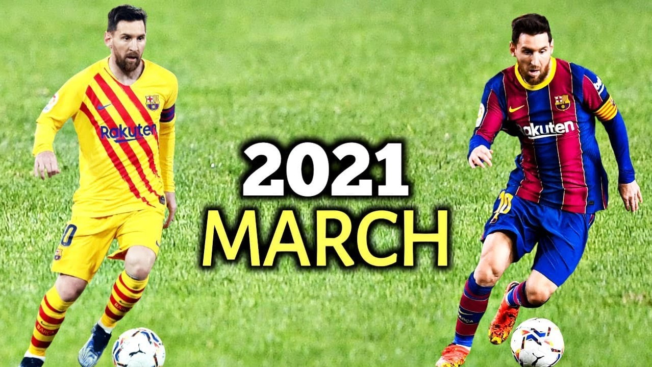 عملکرد لیونل مسی در ماه مارس 2021