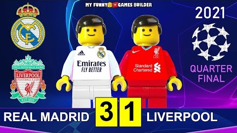 شبیه سازی بازی رئال مادرید 3-1 لیورپول با عروسک لگو