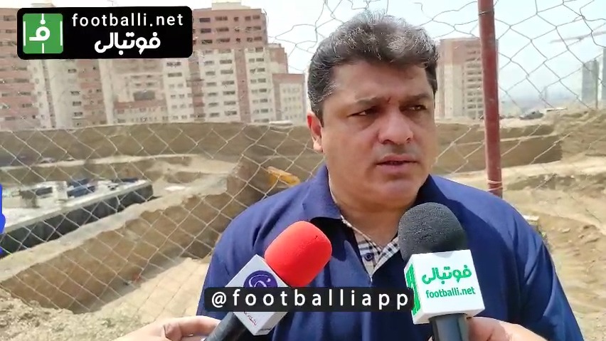 اختصاصی/ صحبتهای بهزاد داداشزاده در مراسم کلنگزنی پروژه تعاون مسکن کانون مربیان فوتبال ایران
