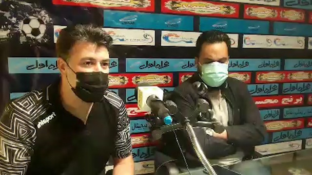اختصاصی/ کنفرانس خبری پیش از بازی مربیان آلومینیوم اراک - پدیده