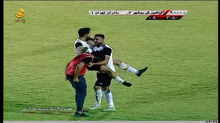 گلهای بازی شاهین بوشهر 2-1 بادران