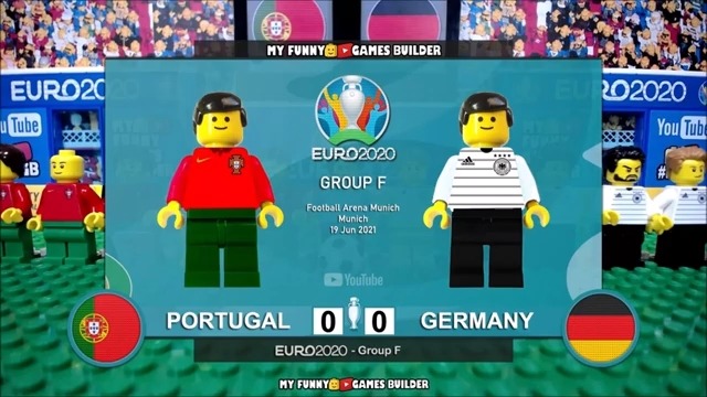 شبیه سازی بازی آلمان 4-2 پرتغال با عروسک لگو