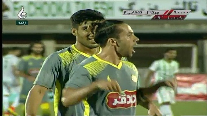 خلاصه بازی چوکا تالش 1-2 قشقایی شیراز