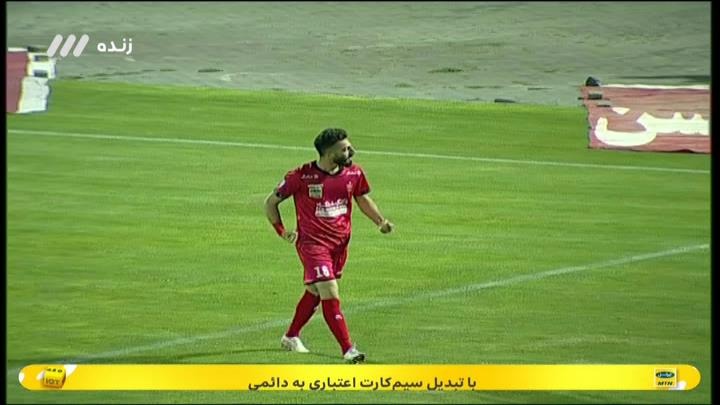 گل دوم پرسپولیس به ماشین سازی (مهدی عبدی)