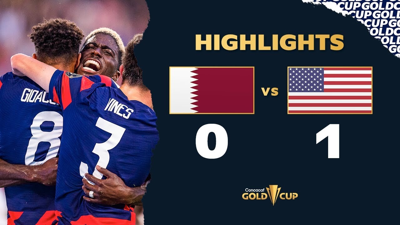 خلاصه بازی قطر 0-1 آمریکا (نیمه نهایی کونکاکاف)