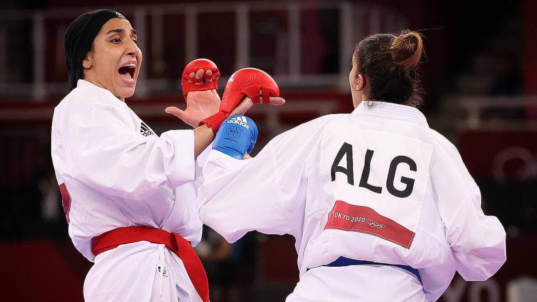 کاراته المپیک 2020 / برتری حمیده عباسعلی در دور نخست مقابل حریف الجزایری