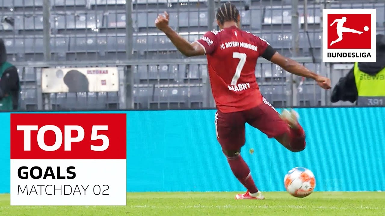 5 گل برتر هفته دوم بوندسلیگا فصل 22-2021