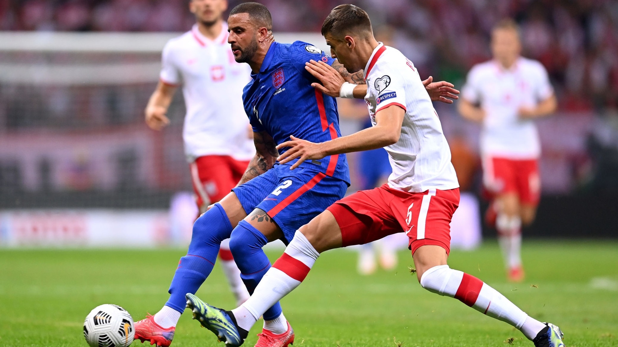 خلاصه بازی لهستان 1-1 انگلیس