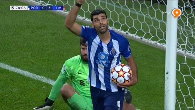 گل اول پورتو به لیورپول (مهدی طارمی)