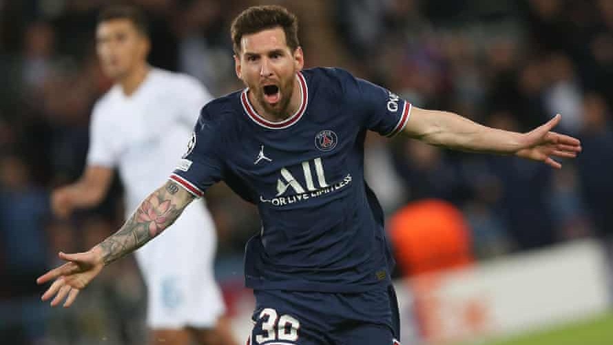 عملکرد لیونل مسی در بازی پاری سن ژرمن 2-0 منچسترسیتی