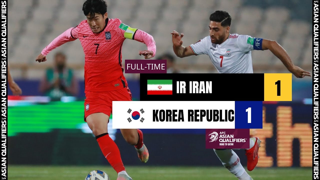 خلاصه بازی ایران 1-1 کره جنوبی