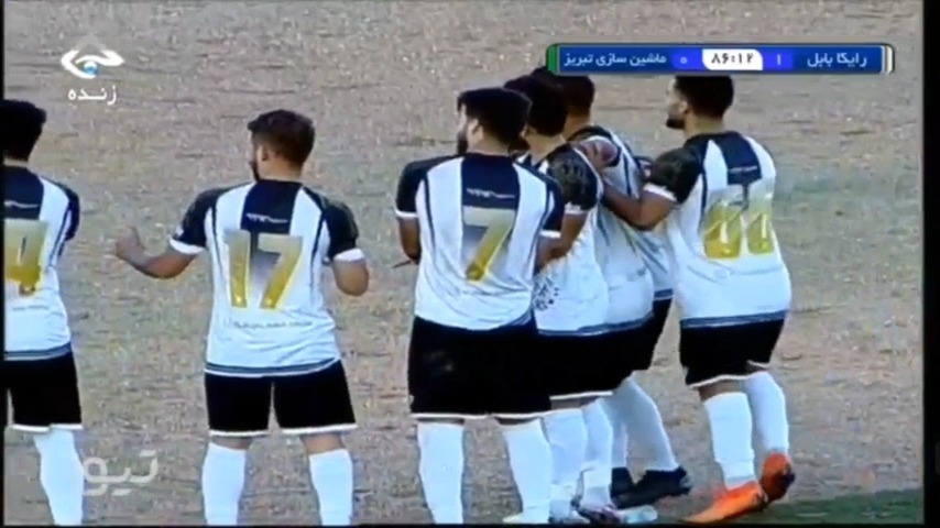 گلهای بازی رایکا بابل 2-0 ماشین سازی