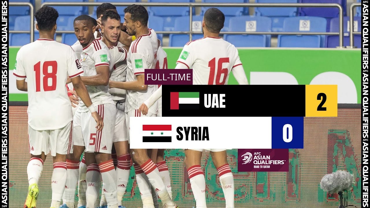خلاصه بازی امارات 2-0 سوریه (مقدماتی جام جهانی 2022)