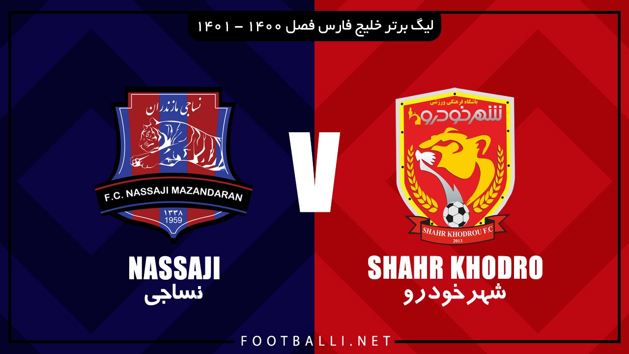 خلاصه بازی شهرخودرو 1-1 نساجی مازندران