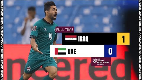 خلاصه بازی عراق 1-0 امارات