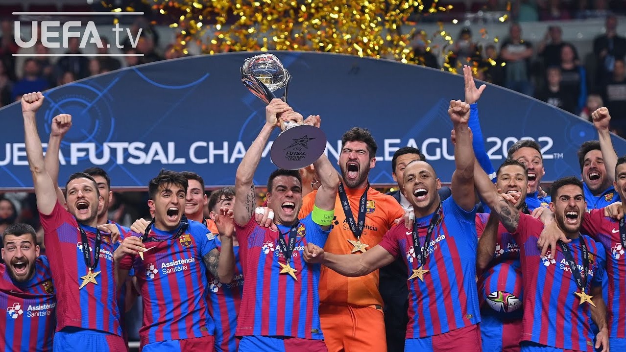 خلاصه بازی بارسلونا 4-0 اسپورتینگ (فینال فوتسال لیگ قهرمانان اروپا)