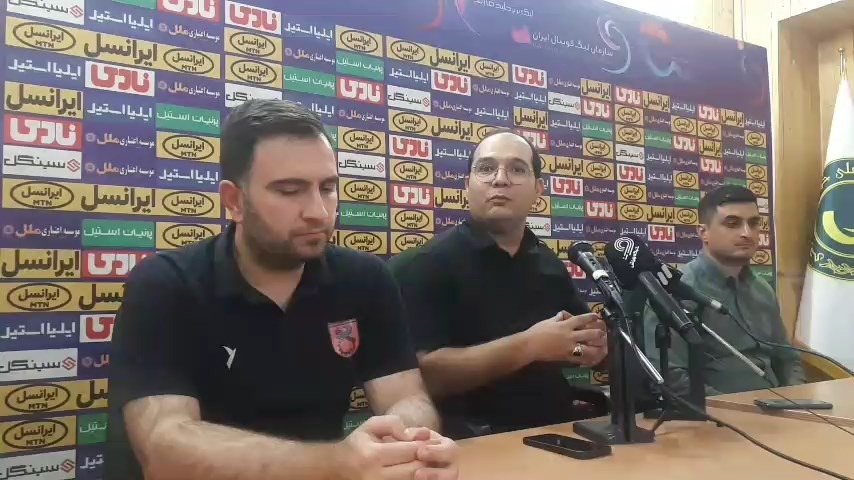 اختصاصی/ کنفرانس خبری بازی پیکان 1-1 نفت مسجدسلیمان