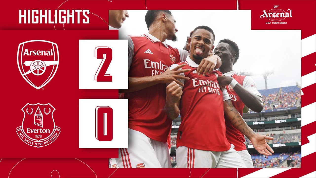 خلاصه بازی آرسنال 2-0 اورتون
