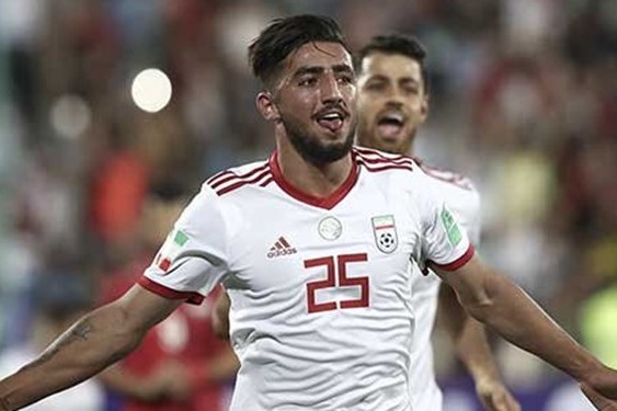 مصدومیت مهاجم تیم ملی ایران سوژه رسانه انگلیسی+عکس