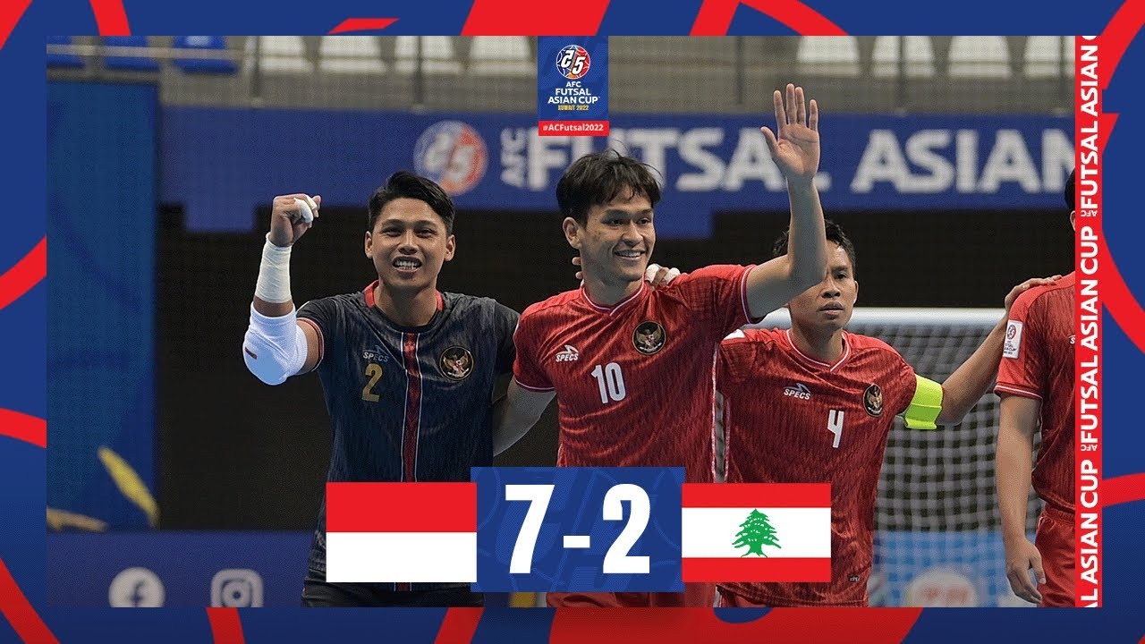خلاصه بازی اندونزی 7-2 لبنان (جام ملتهای فوتسال آسیا 2022)