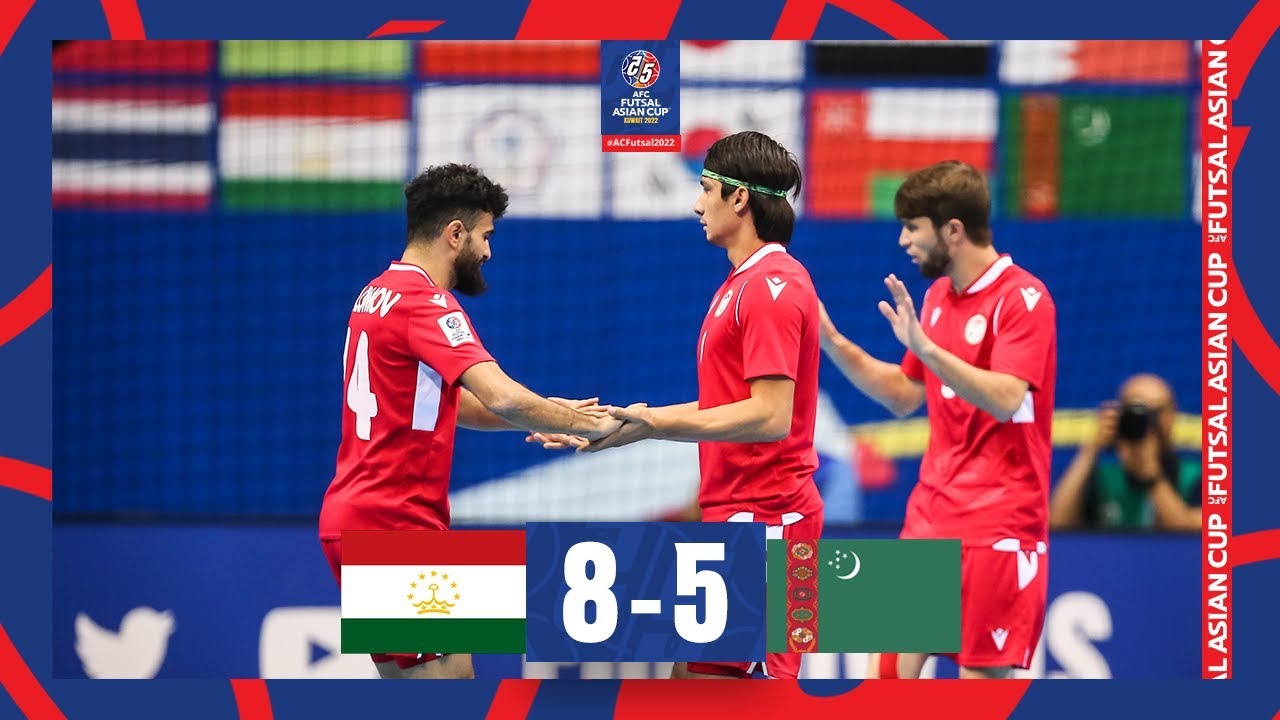 خلاصه بازی تاجیکستان 8-5 ترکمنستان (جام ملتهای فوتسال آسیا 2022)