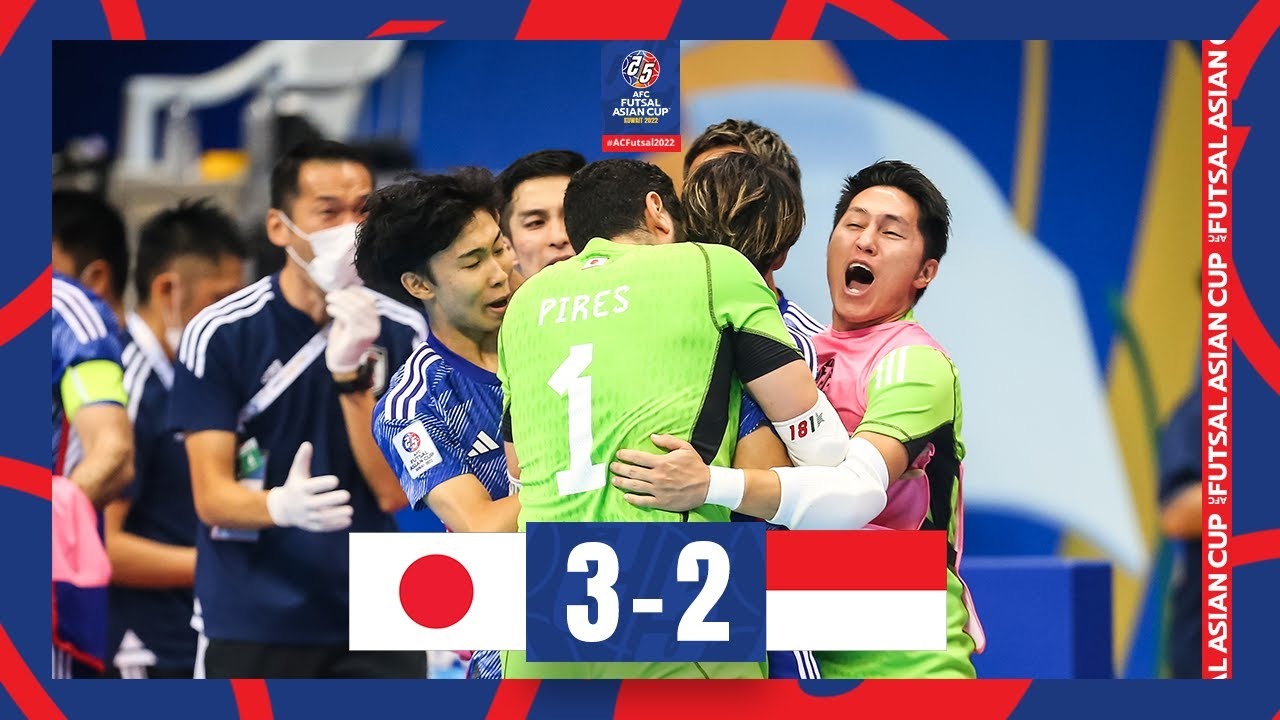 خلاصه بازی ژاپن 3-2 اندونزی (1/4 نهایی جام ملتهای فوتسال آسیا 2022)