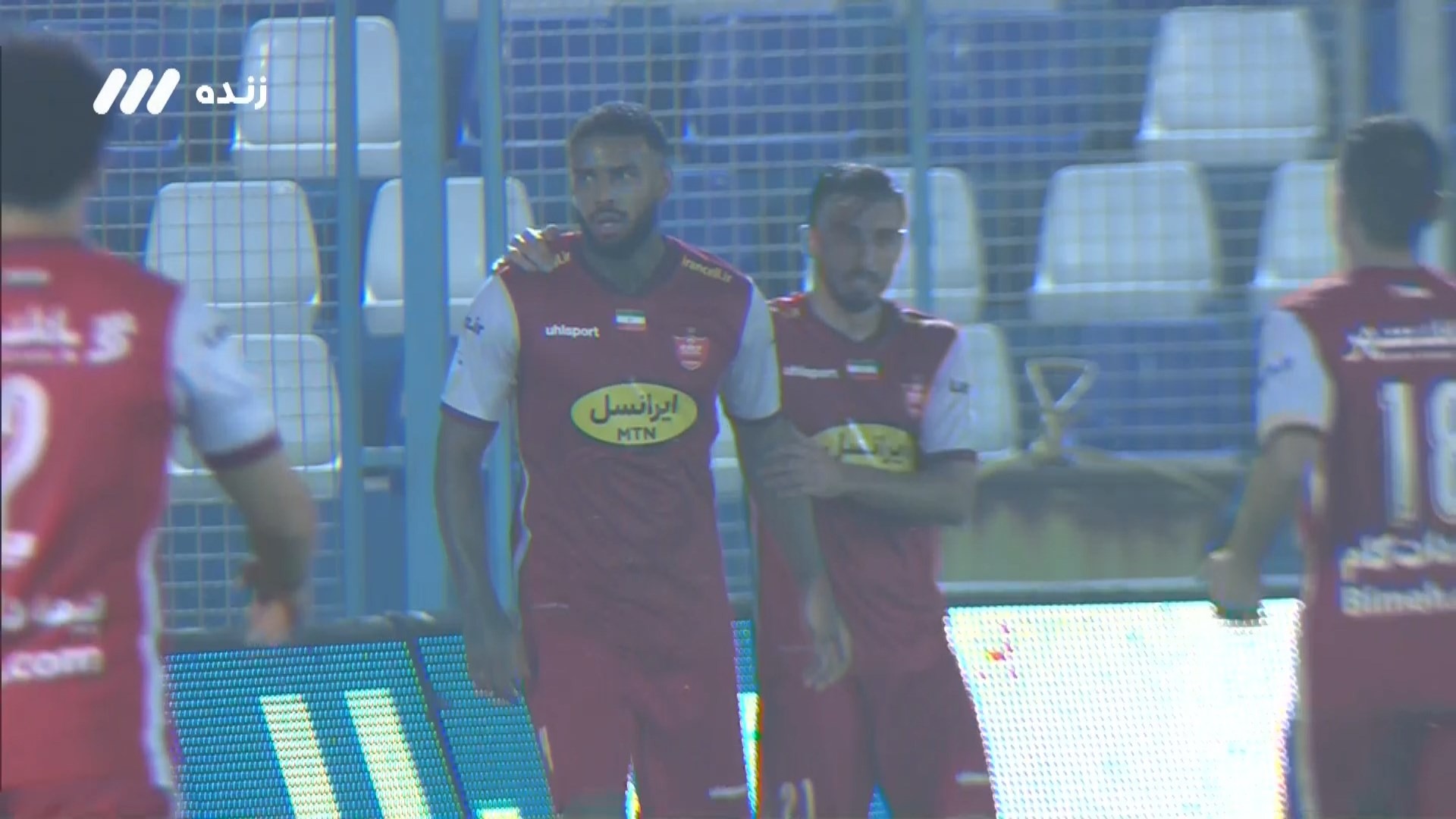 گل اول پرسپولیس به ملوان (لوکادیا)