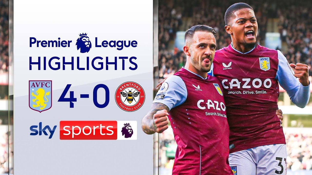 خلاصه بازی استون ویلا 4-0 برنتفورد