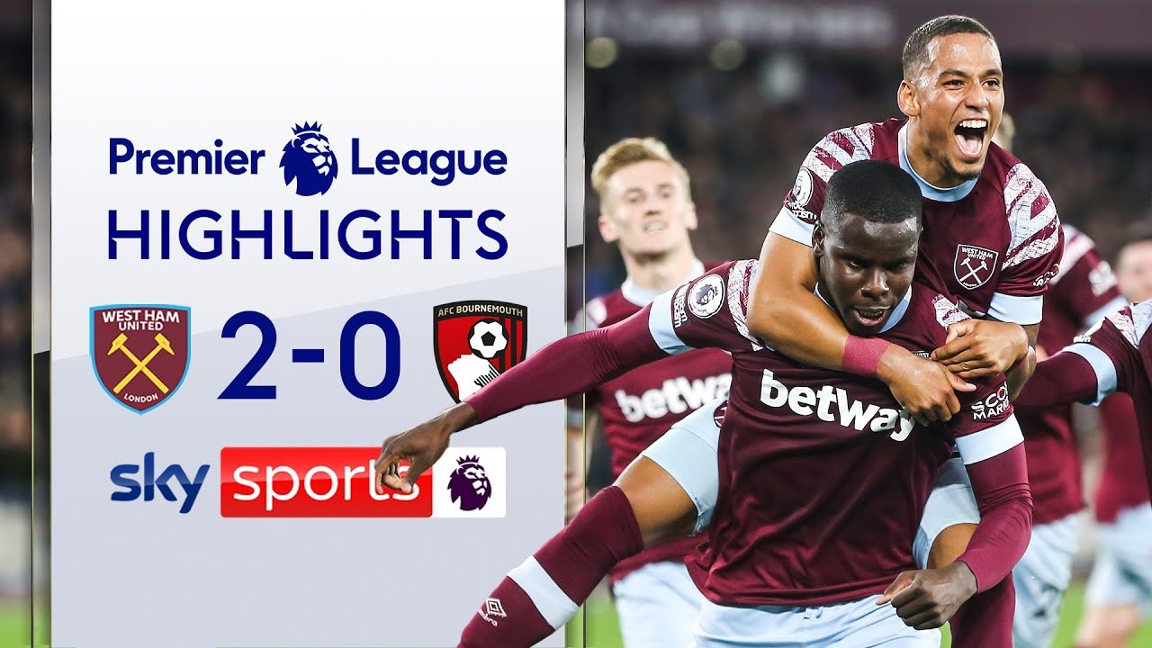 خلاصه بازی وستهام 2-0 بورنموث