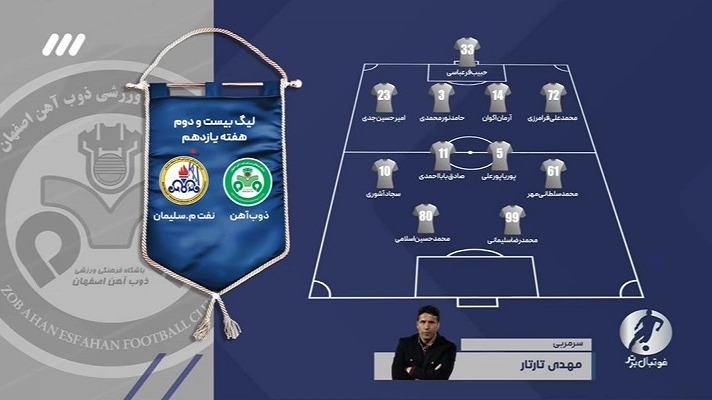 فوتبال برتر/ حواشی بازی ذوب آهن 5-1 نفت مسجدسلیمان