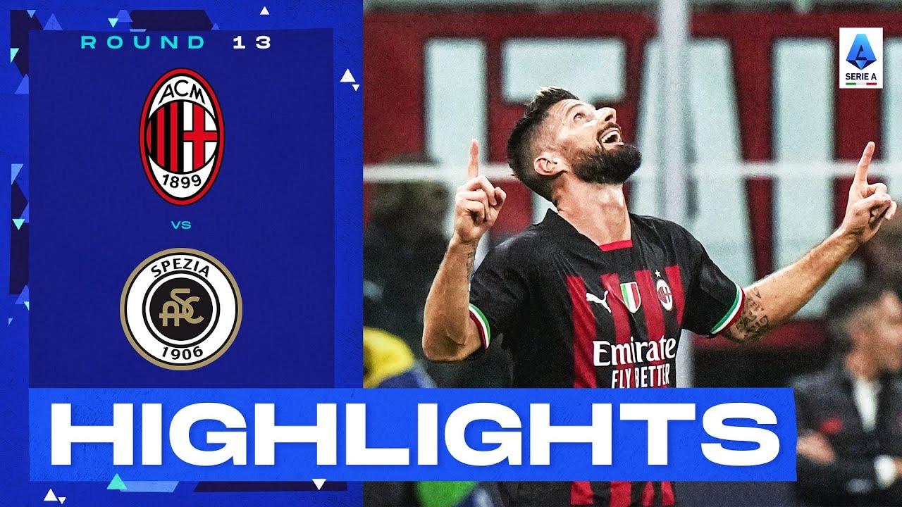 خلاصه بازی میلان 2-1 اسپتزیا