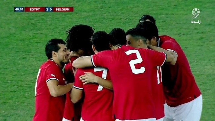 گل دوم مصر به بلژیک (ترزگه)