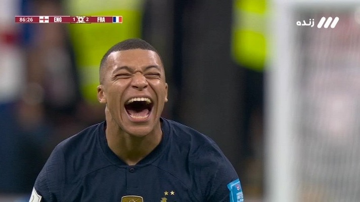 خنده تمسخرآمیز امباپه بعد از پنالتی هدر رفته هری کین