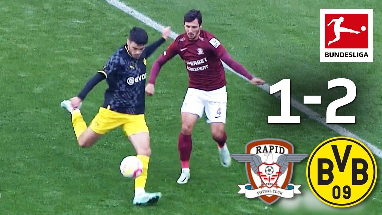 خلاصه بازی دورتموند 2-1 راپید بخارست