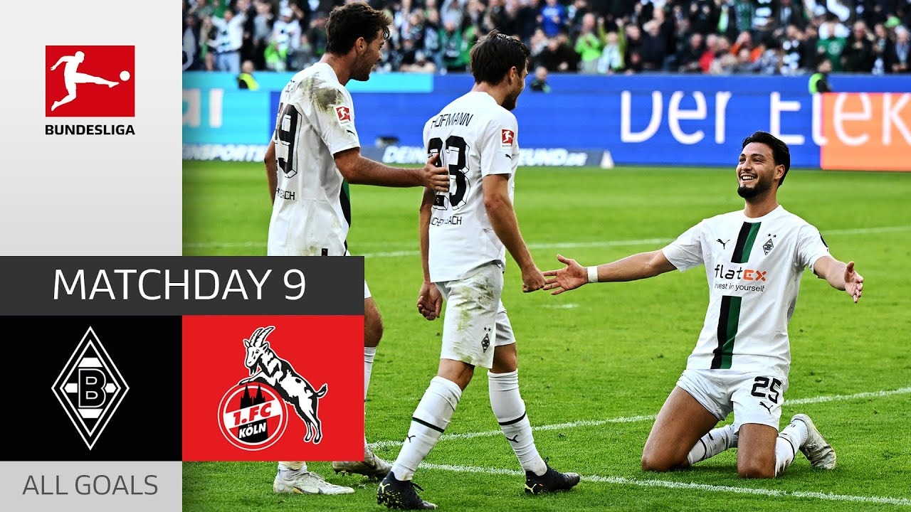 خلاصه بازی مونشن گلادباخ 5-2 کلن