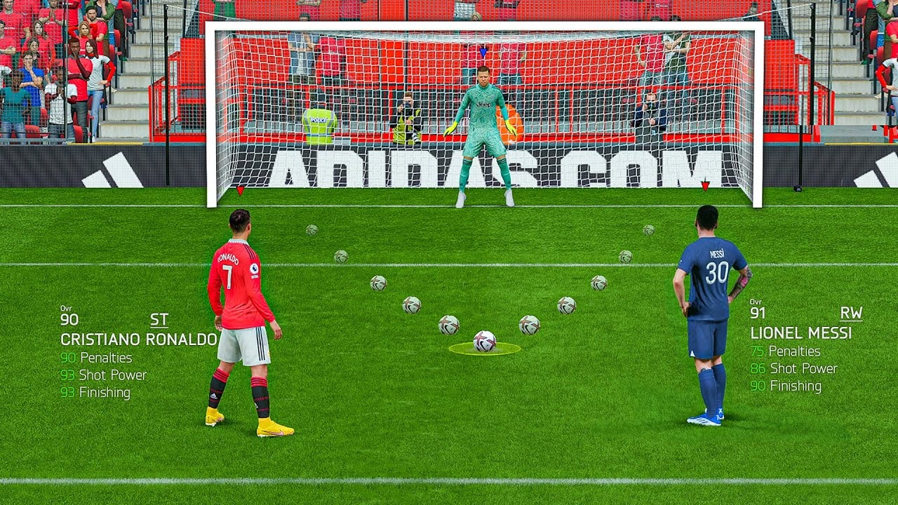 استایل پنالتی زدن بازیکنان در FIFA23