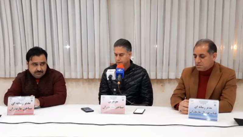 کنفرانس خبری حمید مطهری پیش از بازی نساجی و فجرسپاسی شیراز